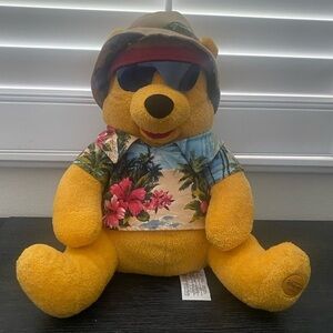 VINTAGE Disney Store EXCLUSIVE Winnie the Pooh Pool Party Plush Stuffed Animal
